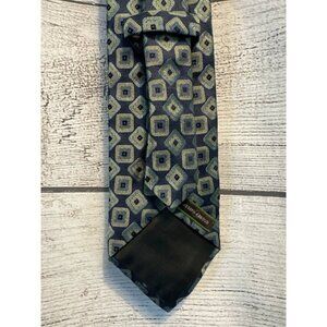 Jos A. Bank Mens Geometric Silk Tie OS